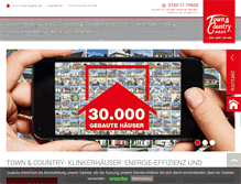 Tablet Screenshot of klinker-hausbau.de